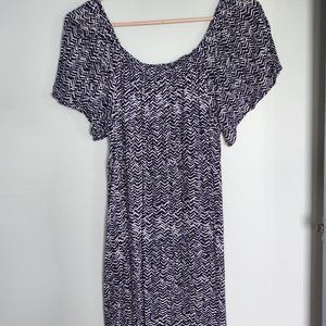 Summer Dress with Geo Pattern